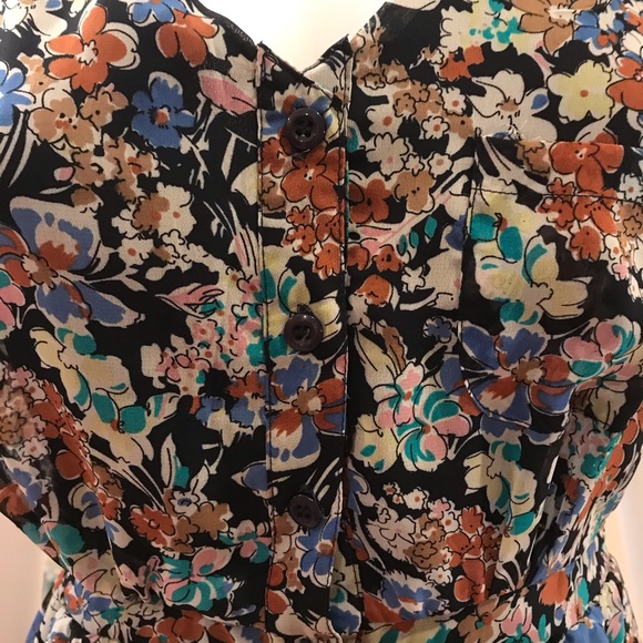 Cotton On Sleeveless Floral Dress High Low Hemline - Picture 7 of 15